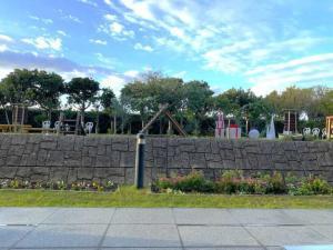 KKR鎌倉わかみや 朝食会場の前にあるお庭