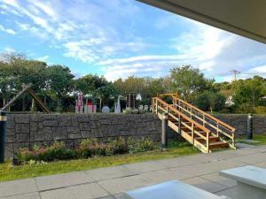 KKR鎌倉わかみや 朝食会場の前にあるお庭