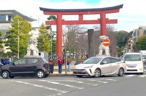 鎌倉 鶴岡八幡宮の二の鳥居