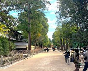 鶴岡八幡宮 東西に延びる参道(中央から東側)