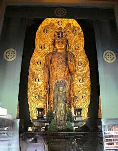 Wikipediaより：鎌倉・長谷寺 木造十一面観音立像（本尊）