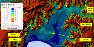 鎌倉地形Map(地理院より)