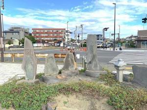 鎌倉 魚藍観世音の石碑