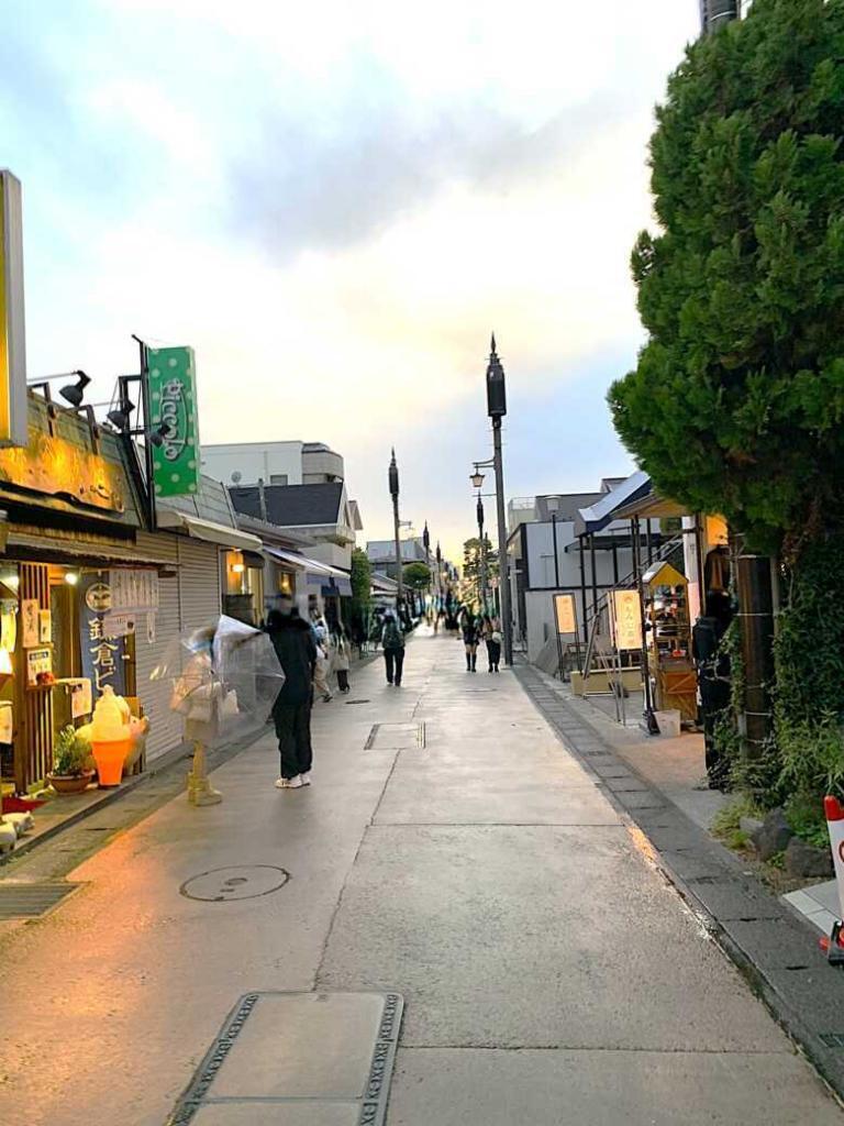 鎌倉 小町通りの様子