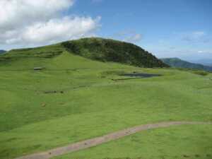 阿蘇 草千里ヶ浜の草原