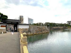 高松城 旭橋北側の景色