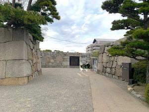 高松城 旭門をくぐった先の枡形