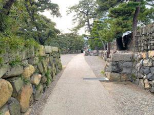高松城 北側の園路