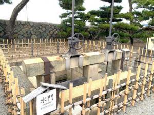 高松城跡内濠遊覧 和船「玉藻丸」城舟体験乗り場付近