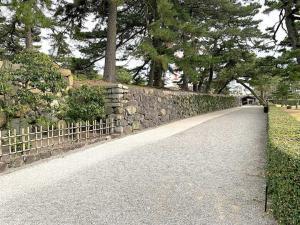 高松城 二の丸付近 鞘橋の園路