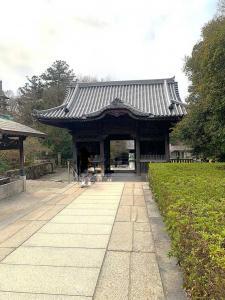屋島寺 四天門(境内側)