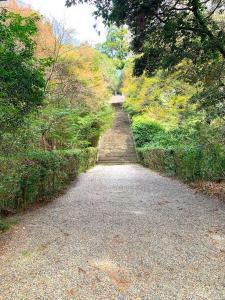 白峯寺 崇徳天皇 白峯陵へ続く階段