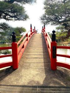 中津万象園 邀月橋