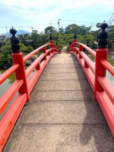 中津万象園 邀月橋