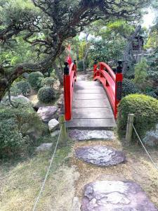 中津万象園 浸雪橋
