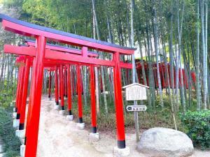 中津万象園 百本の鳥居回廊