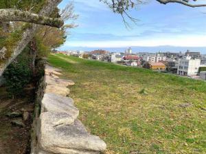 今治城　南隅櫓付近からの景色