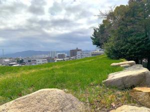 今治城　月見櫓跡～御金櫓付近の景色