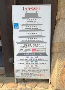 今治城　天守案内図