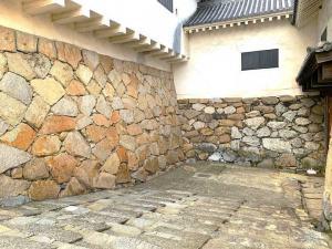 今治城　天守と本丸御門の間の虎口