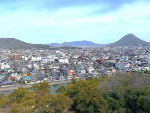 丸亀城 三の丸東張出からの景色