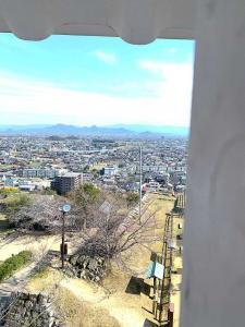 丸亀城 天守内部からの眺望(南)