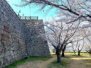 丸亀城 二の丸からの塩櫓跡