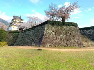 宇和島城 二之門跡からの天守& 本丸石垣跡 & 櫛形門跡