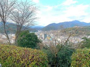 宇和島城 本丸の様子・景色(北東側)