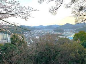 宇和島城 本丸の様子・景色(南西側)