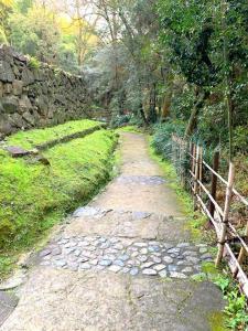 宇和島城 式部丸跡付近の園路