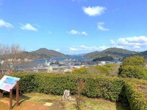 宇和島城 櫛形門矢倉跡からの海の景色