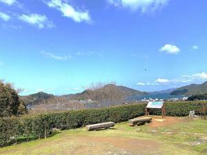 宇和島城 櫛形門矢倉跡からの海の景色