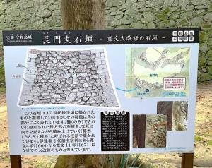 宇和島城 長門丸石垣