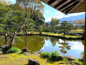 天赦園　東屋付近からの景色