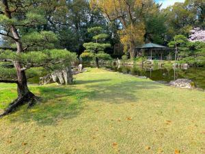 天赦園　春雨亭(書屋)付近からの景色
