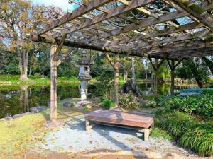 天赦園　春雨亭(書屋)付近からの景色
