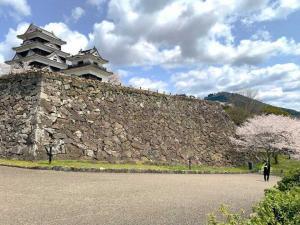 大洲城 二の丸御殿跡付近からの天守