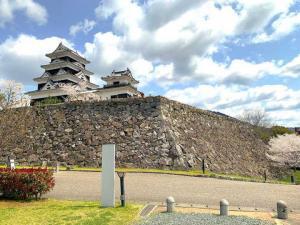 大洲城 二の丸御殿跡付近からの天守