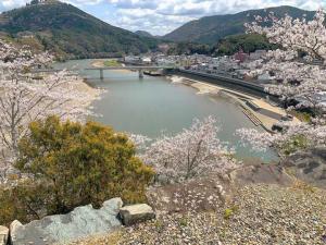 大洲城　本丸からの景色・東側