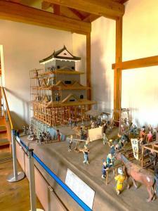 大洲城　天守群内部の展示