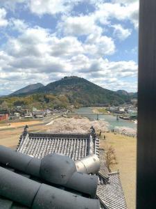 大洲城　天守閣からの景色・東側