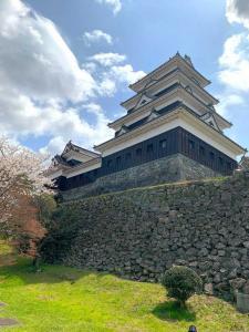 大洲城　水の手櫓・水の手御門跡付近からの天守群(天守・台所櫓)