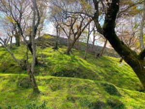 大洲城水の手櫓・水の手御門跡付近の様子