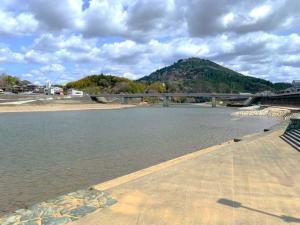 大洲城　苧綿櫓付近からの肱川