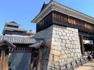 松山城 戸無門・筒井門筒井門棟東/西続き櫓