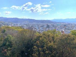 松山城 筒井門・隠門付近からの景色