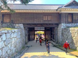 松山城 筒井門内側