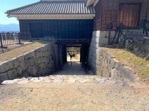 松山城 隠門内側・隠門続櫓