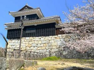 松山城 太鼓櫓・太鼓門西塀